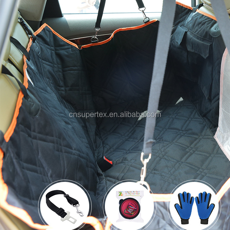 Waterproof dog car back seat covers quilted car seat cover pet travel hammock