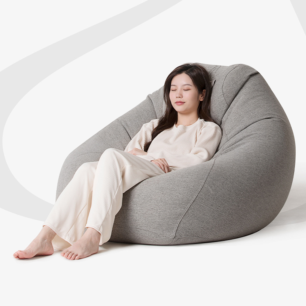 Wholesale Luckysac Comfortable Large XXL Size Living Room Sofas Corner Bean Bag Chair Sitzsack Pouf Chair Beanbag Puff