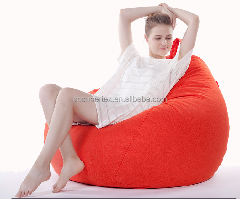 Hotsale Hometextile Oxford Fabric Outdoor Lazy Boy Beanbag Chair Tear Shape Classical Sofa Bean Bag Cover With Ottoman