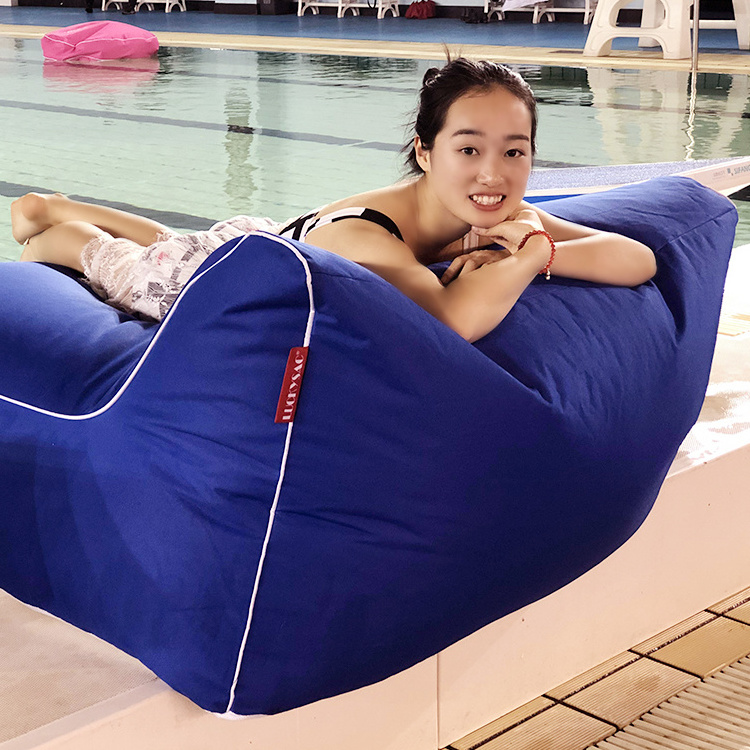 Indoor And Outdoor Waterproof Floating Beach Bean Bag Lounge Chair For Pool Swimming