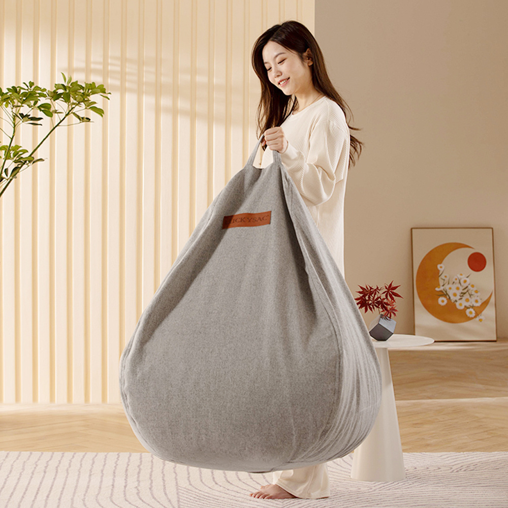 Factory Fast Delivery Bean Bag Sofas Tear Shape Bean Bag Cover Washable Beanbags