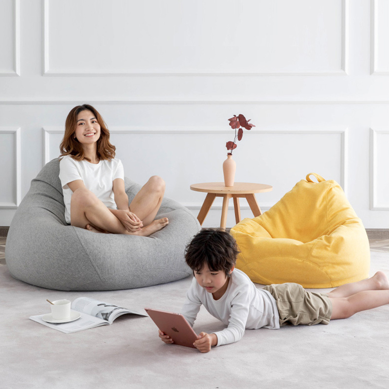 Comfy Bean Bag Chairs Giant Teardrop Bean Bag With Bean Filling  Pouf for indoor use for Adults and Kids, Living Room Sofas Lazy