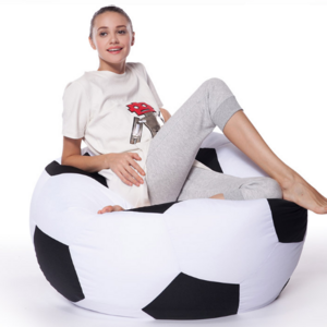 Large Soccer Ball Lounge Living Room Chair Sofa Football Shape Sports Bean Bag Cover Chair