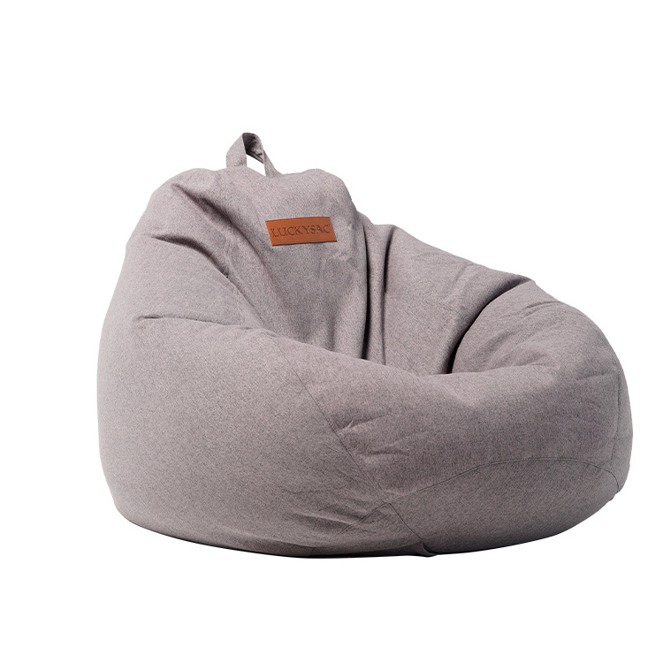 Unique design hot sale lounge pouf unfilled big lots bean bag chairs