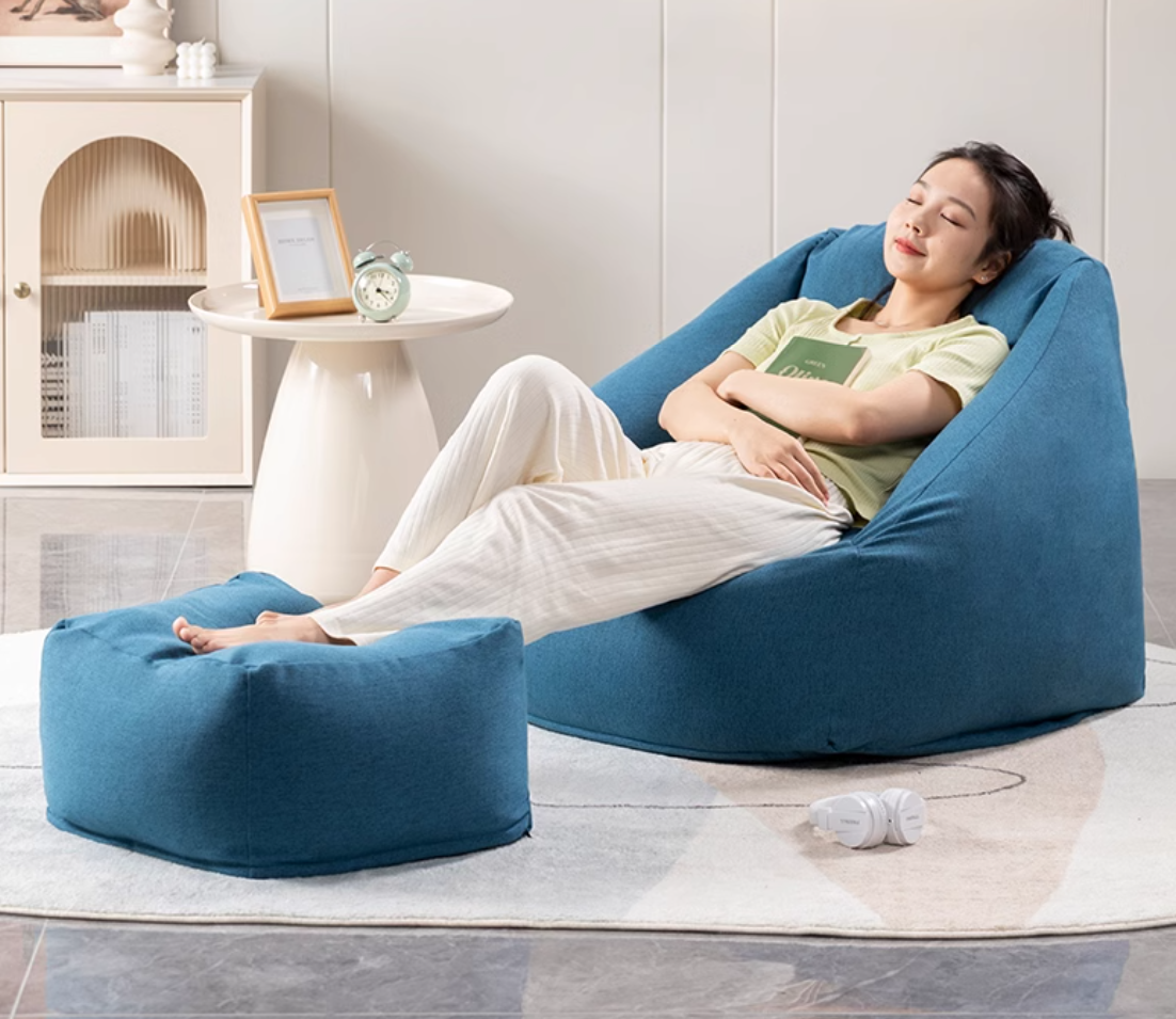 Package Bean Bag Sofa Indoor Single Chair Hot Sale Beanbag Chair for Adults Single Comfortable Bean Bag Sofa Cover