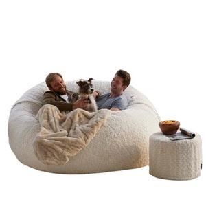 Faux Fur Shredded Foam Beanbag Chair Wholesale Jumbo Bean Bag Couch for Adults