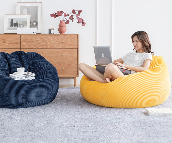 Unique design hot sale lounge pouf unfilled big lots bean bag chairs BestSuppliers