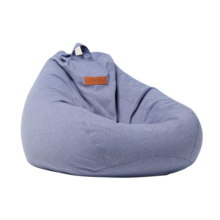 Unique design hot sale lounge pouf unfilled big lots bean bag chairs