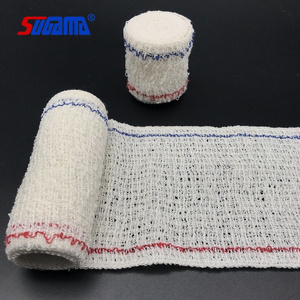 spandex material breathable elastic crepe bandage with clip