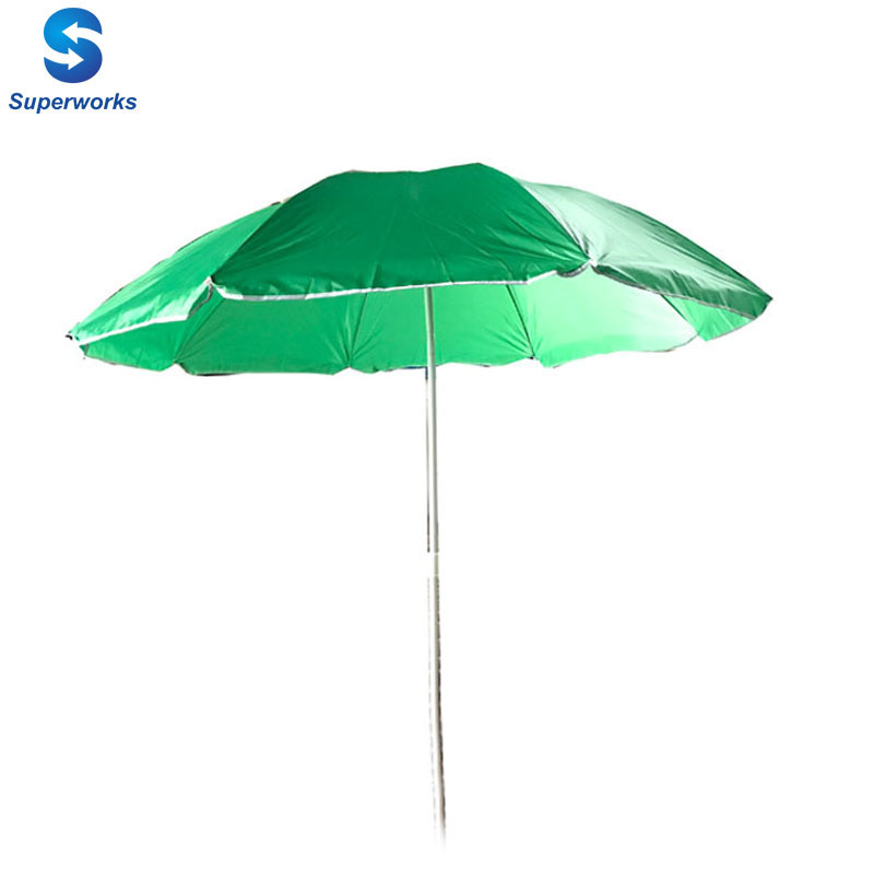 Beach umbrella green umbrella with UV50