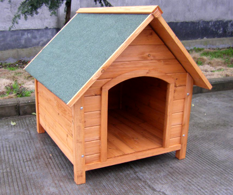 Outdoor Wooden Apex Roof Pet Dog House/kennel