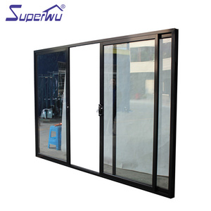 Exterior hurricane proof impact glass sliding doors slide door patio door