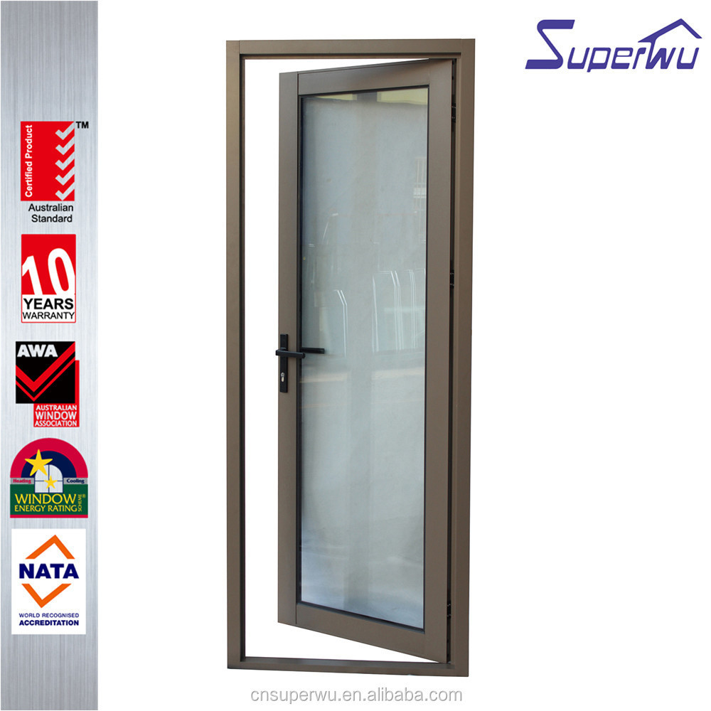 Superhouse used commercial glass entry doors energy saving Australia standard french glass door/used exterior doors for sale