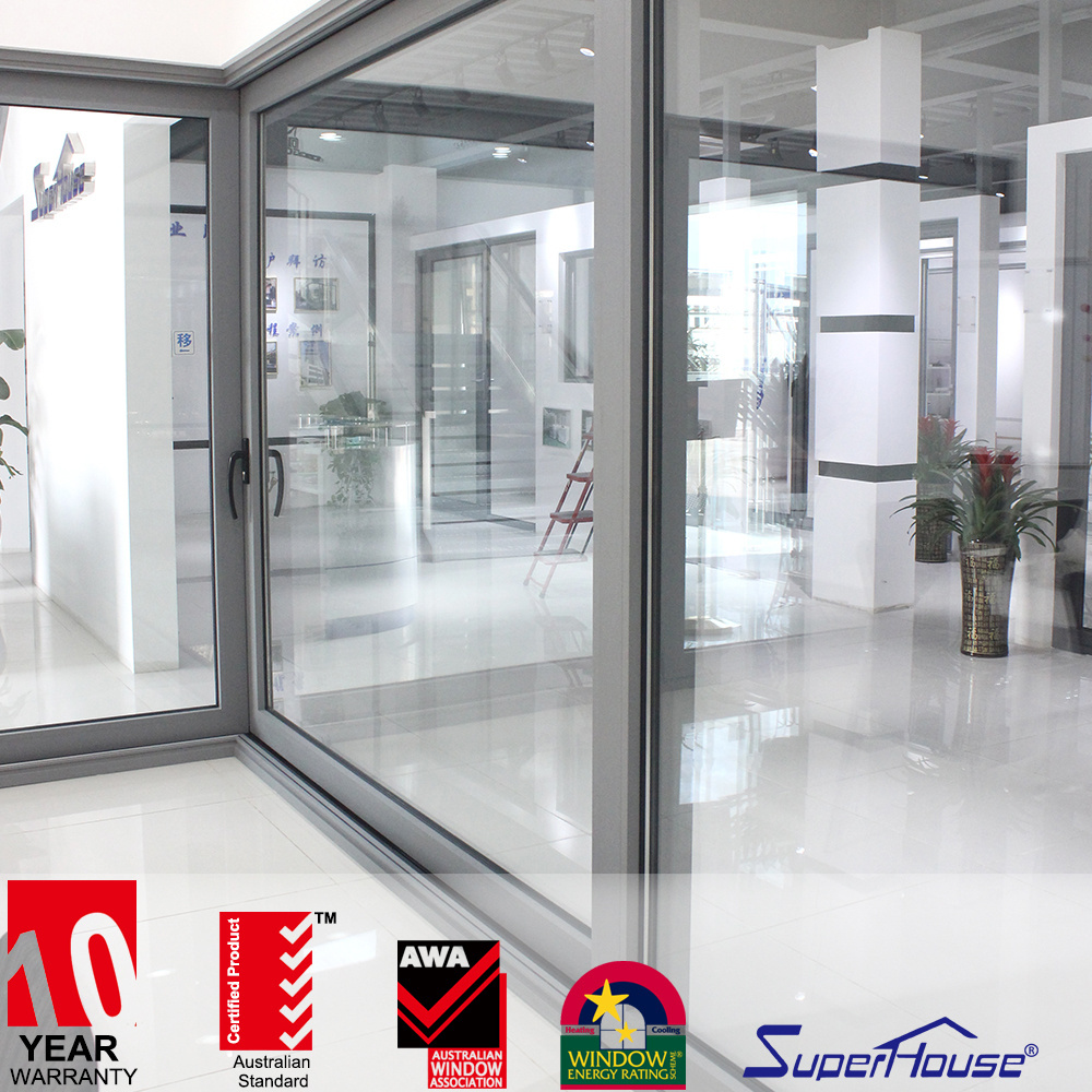 AS2047 NFRC NOA standard Hurricane proof cheap price double glazed impact aluminium Lift sliding door