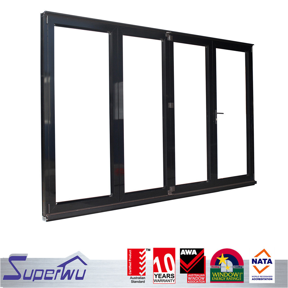 Double Glazing Aluminium Soundproof Used Exterior French Doors For Sale