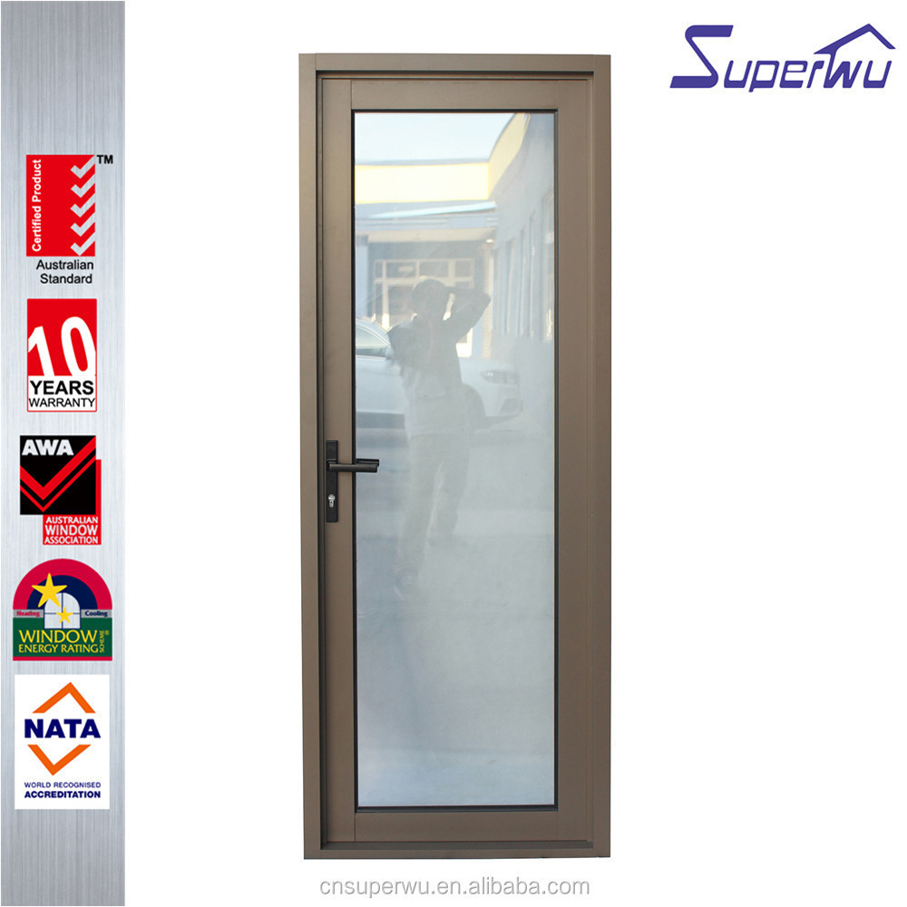 Superhouse used commercial glass entry doors energy saving Australia standard french glass door/used exterior doors for sale