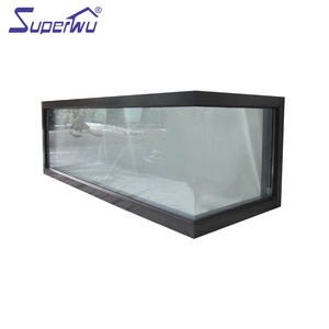 Superhouse bay windows for sale Grill Bay Window with Aluminum Europe Tempered Glass Sliding Aluminum Alloy glass fiber 10 Years