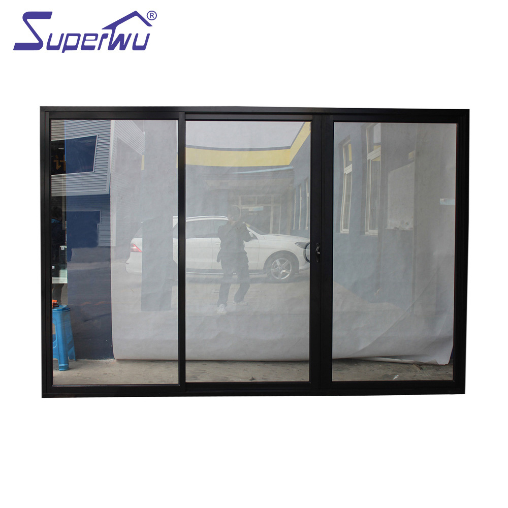 Exterior hurricane proof impact glass sliding doors slide door patio door