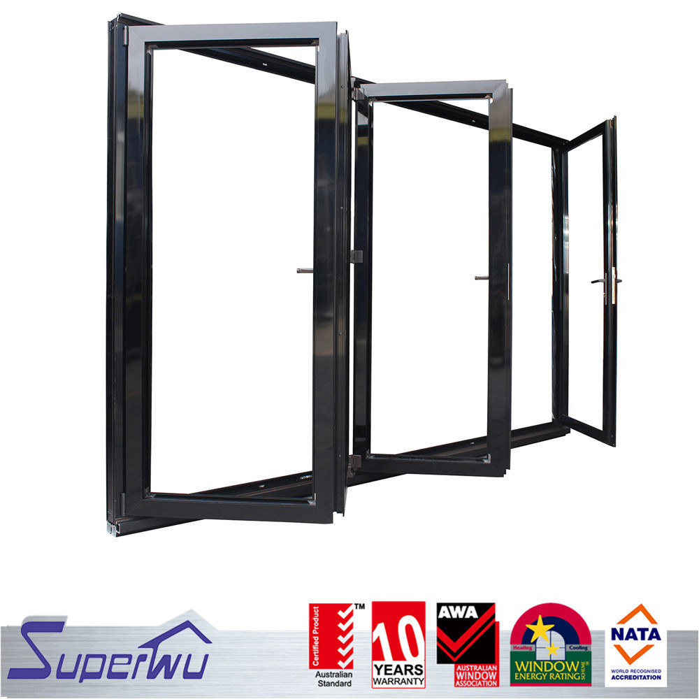 Double Glazing Aluminium Soundproof Used Exterior French Doors For Sale