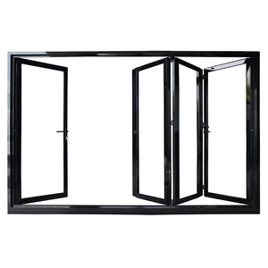 Double Glazing Aluminium Soundproof Used Exterior French Doors For Sale