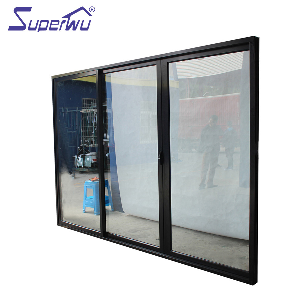 Exterior hurricane proof impact glass sliding doors slide door patio door