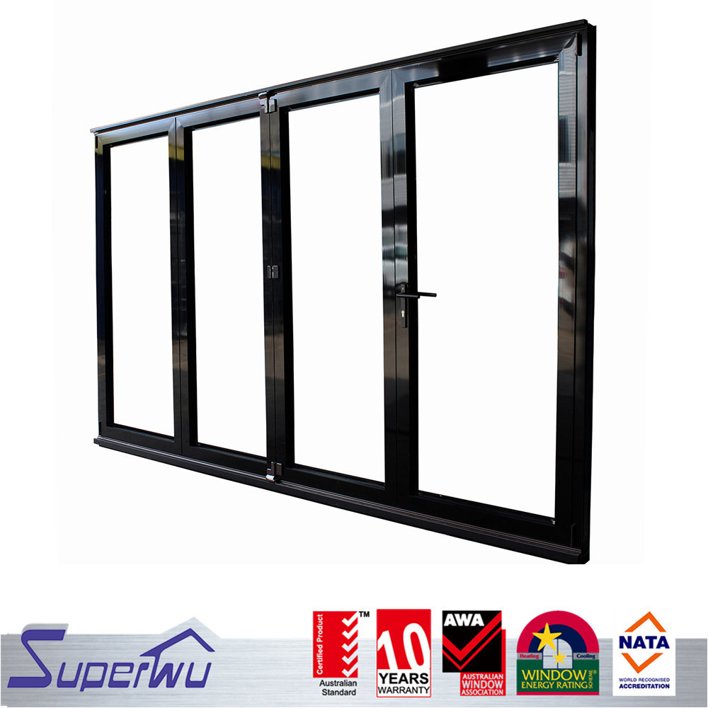 Double Glazing Aluminium Soundproof Used Exterior French Doors For Sale