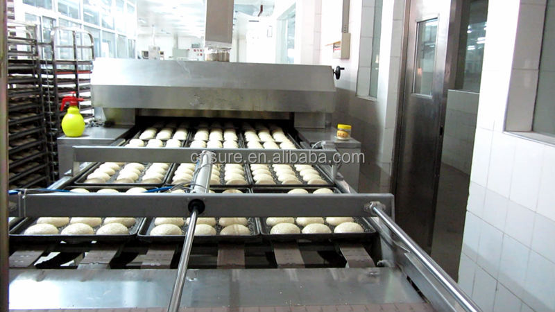 Industrial Bagel Hot Dog Hamburger Bread Slicer Machine Bread Making Machine Burger Bun Production Line