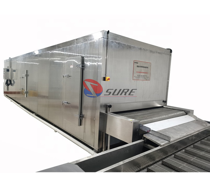 Hot Selling Tunnel Cooling Machines Fish Shrimp Freezers