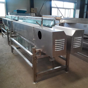 Poultry Abattoir Machinery chicken head and neck hair removal machine for Poultry Defeathering