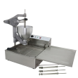 Commercial Catering Equipment 4 Rows Mini Donut Making Machine 110V 220V Electric Automatic Mini Donut Fryer Machine Make