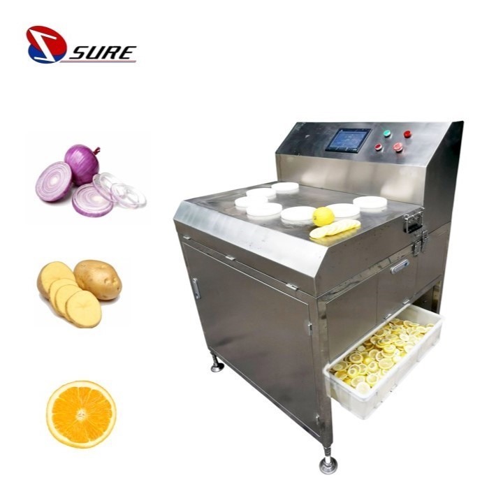 Commercial Fruit Chips Cutting Machine Onion Cutter Machine Slicer Apple Chips Making Machine