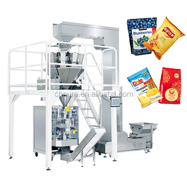 Automatic fried potato chips production line machine frozen french fries potato chips processing plant