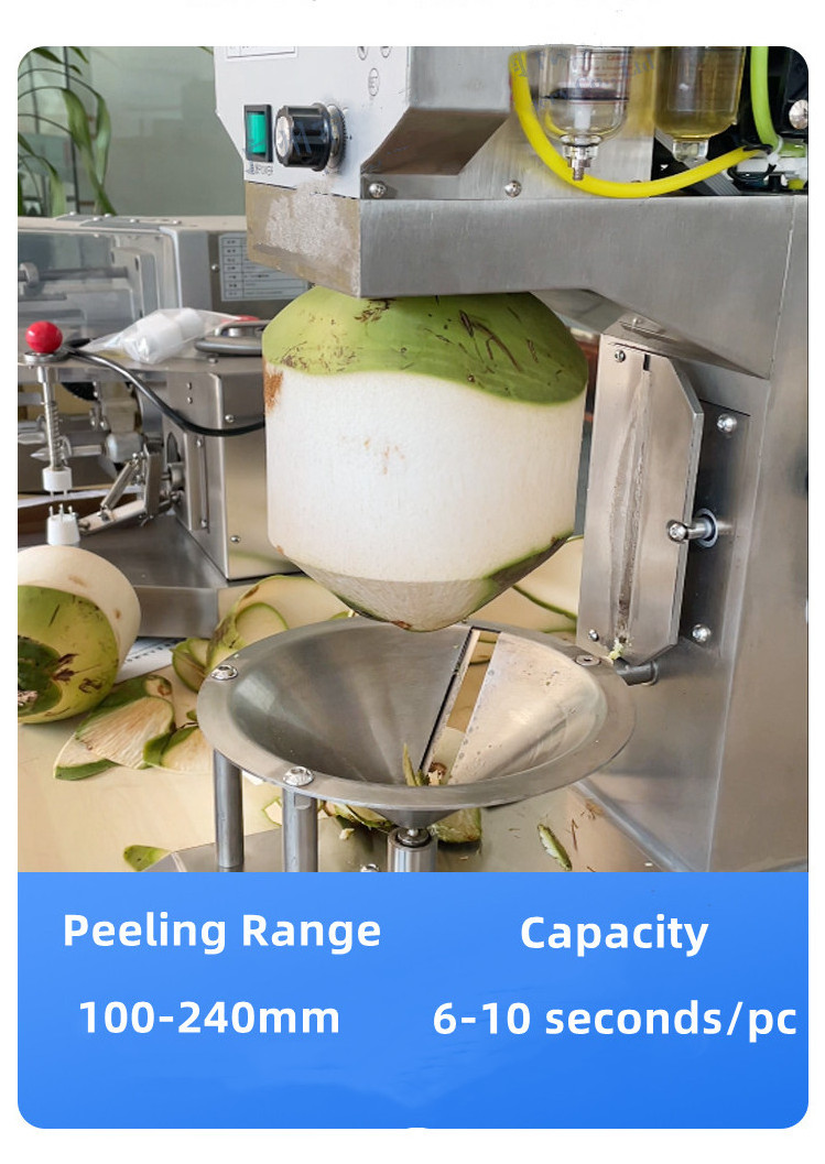 Top Quality Machine Peel Coconut/ Coconut Trimming Shaver Machine