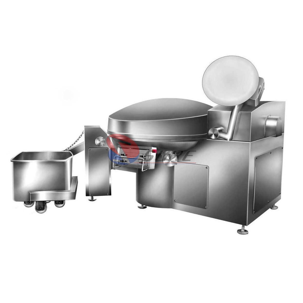 Low Moq Meat Bowl Cutter Machine Sausage Cutter 80L/ Meat Bowl Cutter Chopper Mixer For Fresh Meat