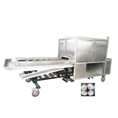 Fresh garlic root cutting machine / garlic root removing machine / garlic root cutter