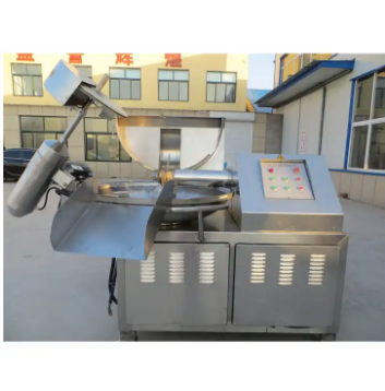 Stainless Steel Meat Bowl Cutter Meat Chopper Machine / Automatic 125L Sausage Meat Bowl Cutter