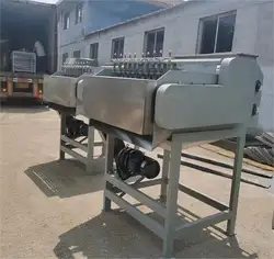 Automatic Nut Cracking Shelling Hulling Sheller Huller Black Walnut Cracker Machine