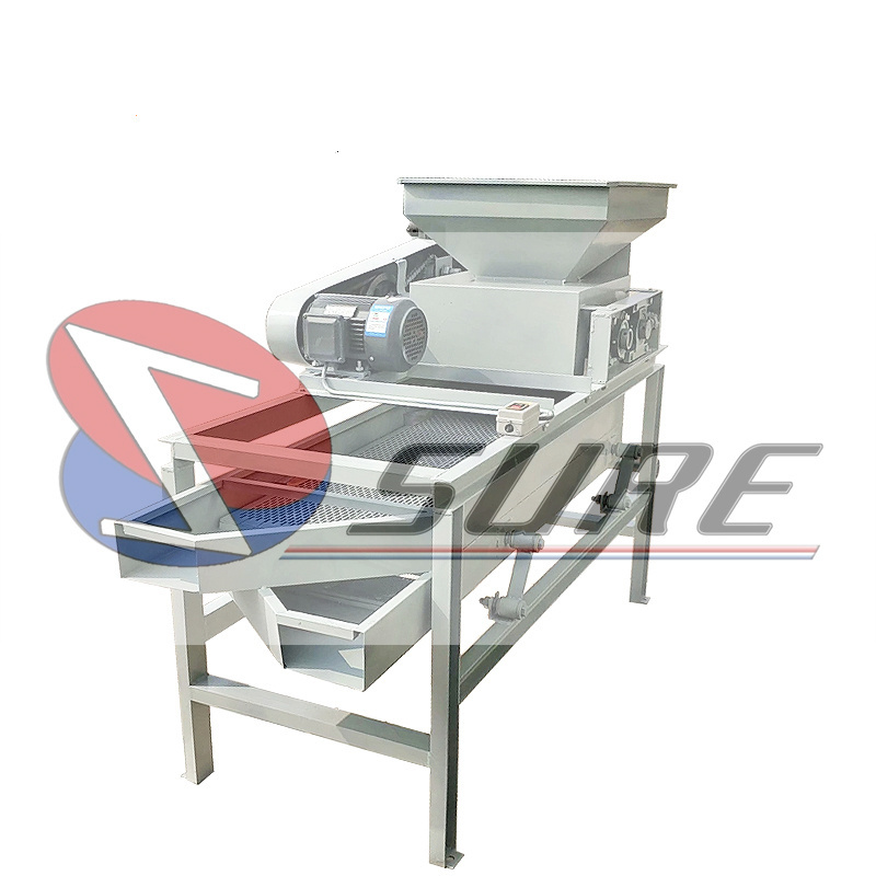 Commercial automatic cracker sheller walnut nuts pecan almond shelling machine pine nut cracking machine