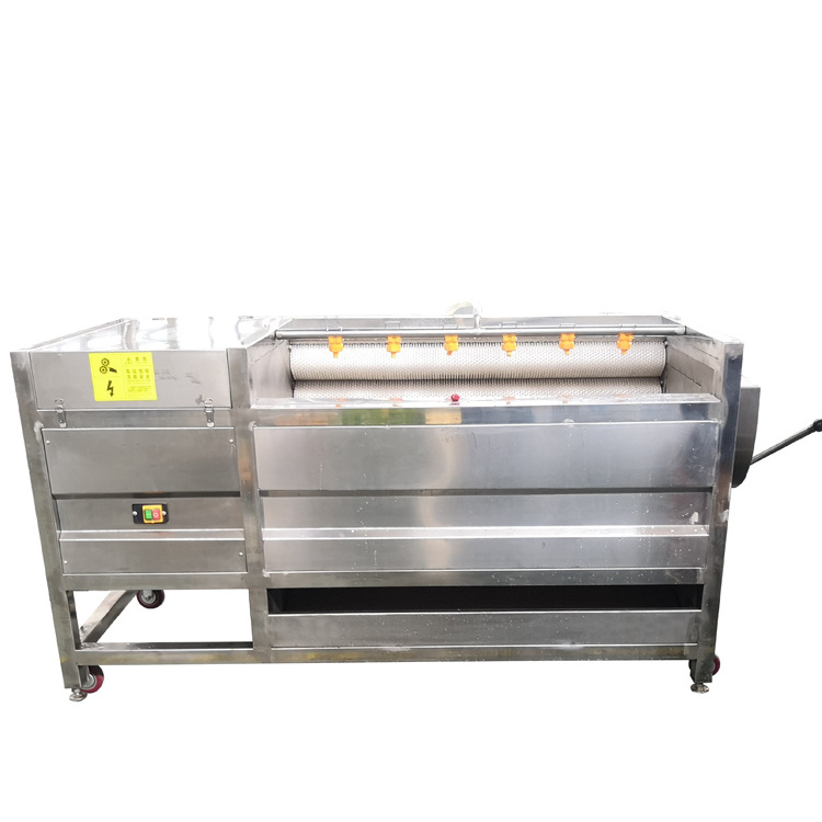 Industrial potato peeling machine / sweet potatoes washing and peeling machine / potato peeler and slicer machine