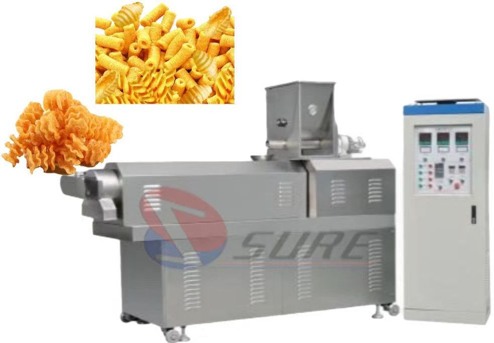 Made In China Corn Puff Extruder Machine Corn Flakes Extruder Corn Puffing Machine