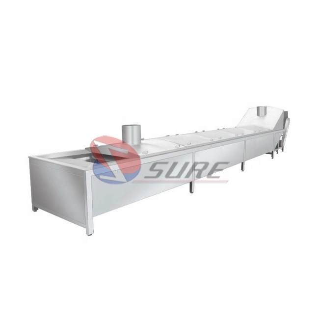 Chicken feet processing line chicken claw cutting machine chicken paw peeling machine