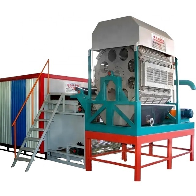 New Design Quality Assured Paper Egg Tray Making Machine with Egg Box Carton Tray Machinery for Eggs Tray