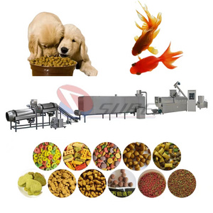 Customized Floating Fish Feed Machine Dog Cat Feed Pellet Machine Pet Food Processing Line