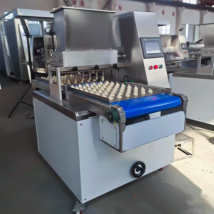 Hot sale small commercial automatic fortune biscuit crispy cookie making dropping depositor filling forming press machine price