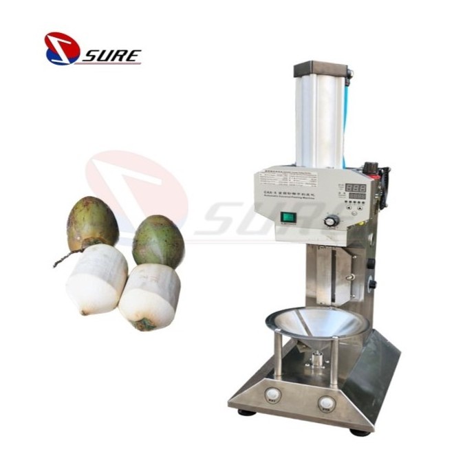 Easy To Operate Tender Green Coconut Peeling Peeler Shell Peel Machine Green Coconut Peel Cutting Machine