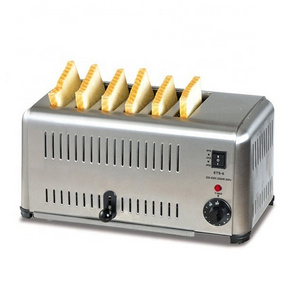 Stainless Steel 6-Slice Toaster with timer 6 slice of bread can be cooked at the same time