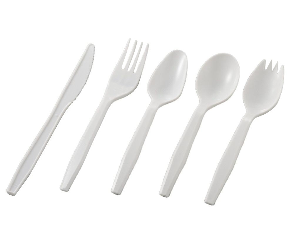 Factory Directly Supply Disposable Plastic Cutlery 3g PP Strength Tableware Set Serving Utensils