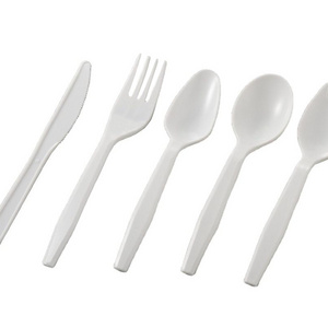 Factory Directly Supply Disposable Plastic Cutlery 3g PP Strength Tableware Set Serving Utensils