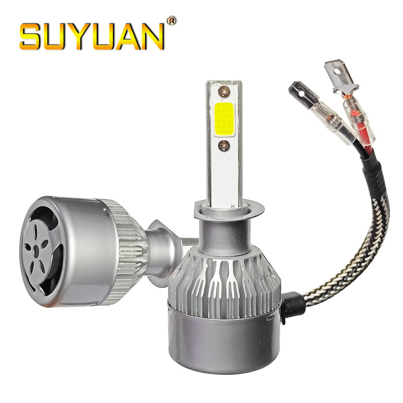 Cheap series C6 4500lm 36W H1 H3 H4 H7 H8 H9 9005 9006 LED car bulb for hi/lo beam light