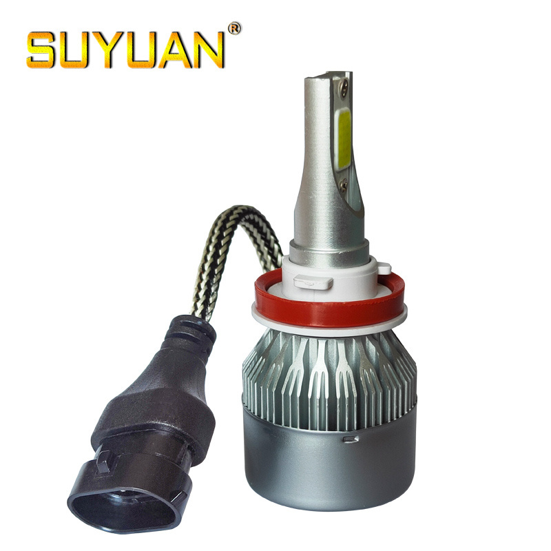 Cheap series C6 4500lm 36W H1 H3 H4 H7 H8 H9 9005 9006 LED car bulb for hi/lo beam light